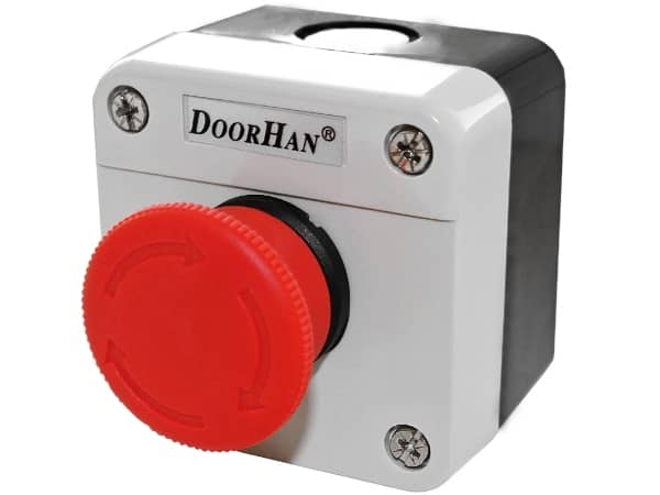 Кнопка для аварийной остановки привода серии stop (стоп)