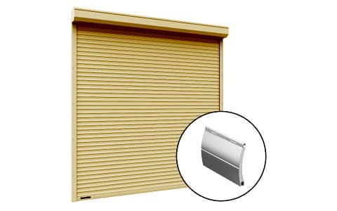 Рольставни из перфорированного профиля серии rh45pn