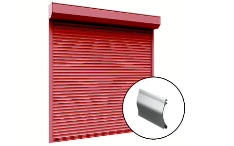 Рольворота из одностенного профиля rhe84m