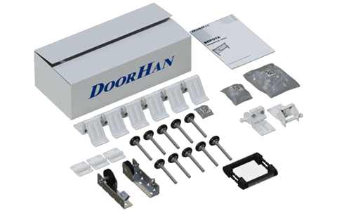 Коробка с комплектацией для монтажа гаражных ворот